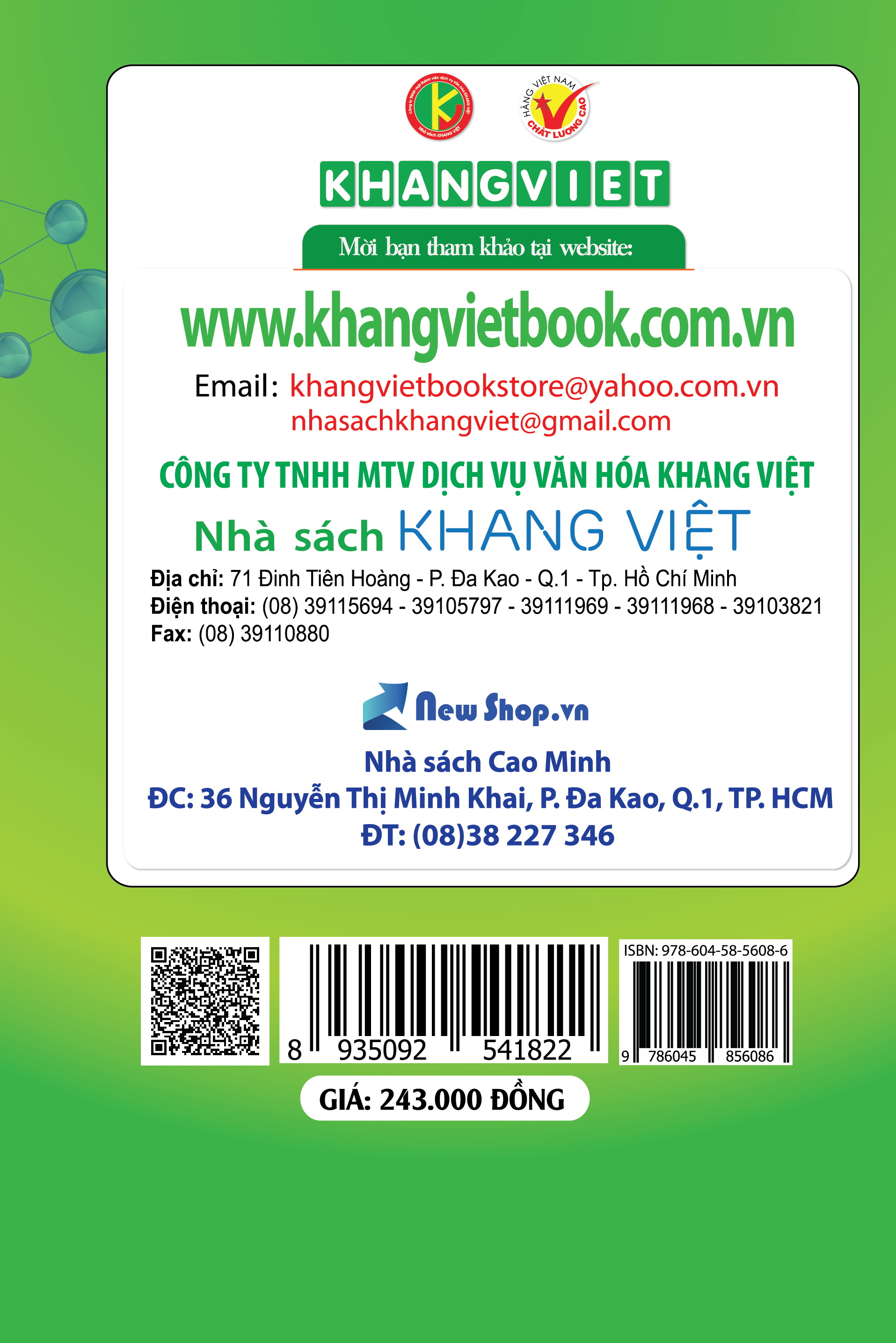Bìa sau Chinh Phục Hóa Học Hữu Cơ 12 Tập 2 Bằng Phương Pháp Giải Nhanh Và Kĩ Thuật Hiện Đại Nhất 